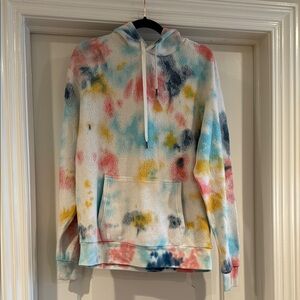 Feat BlanketBlend Tie Dye Hoodie - Pastel Pebble Unisex size Small